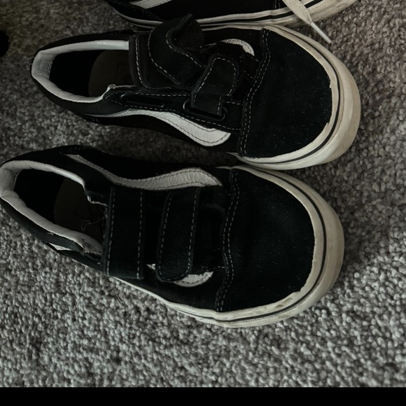 Black van’s Velcro shoes - Picture 2 of 2